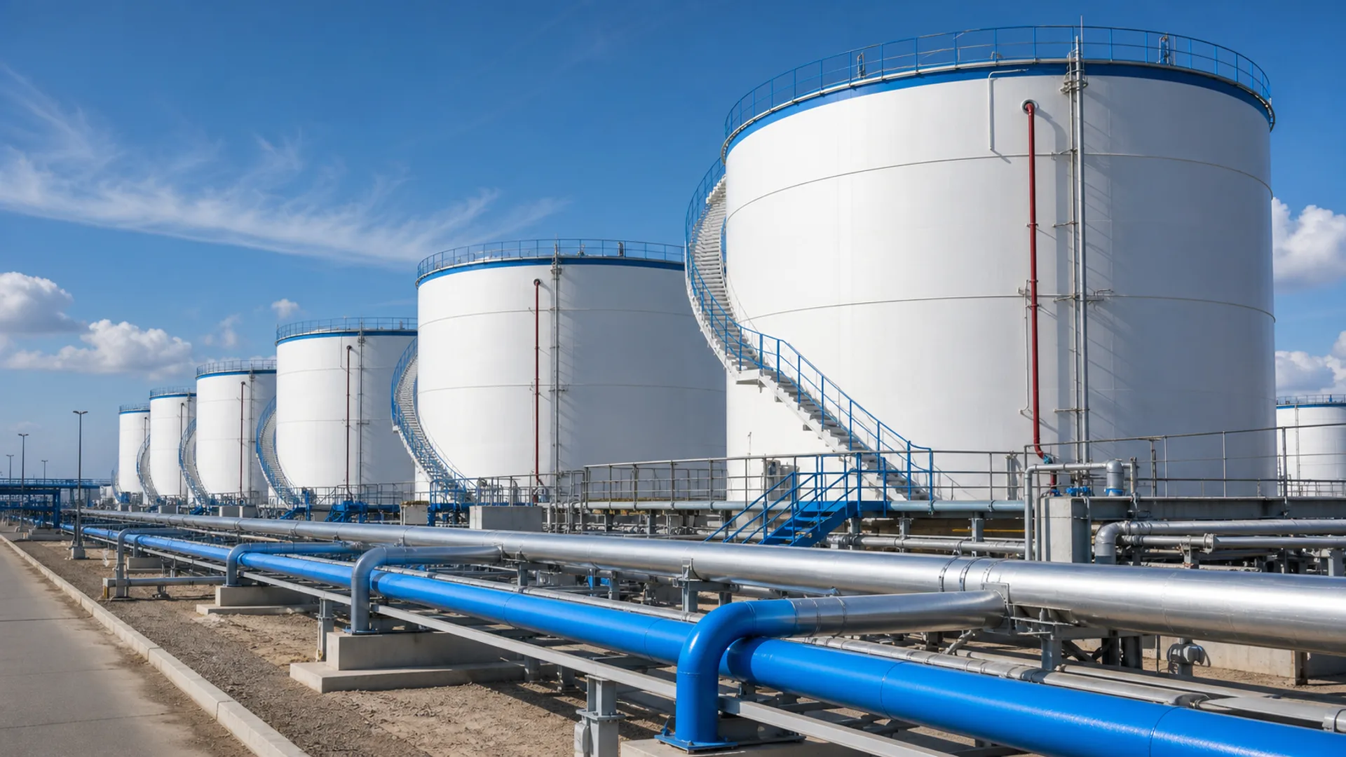 Refined-fuel storage and logistics infrastructure.